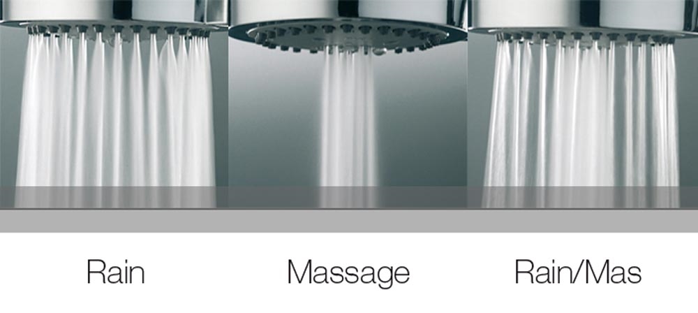 I00350 Потолочный & настенный душ Cylindrico/3 Ø 75 mm BOSSINI  - Вид №1