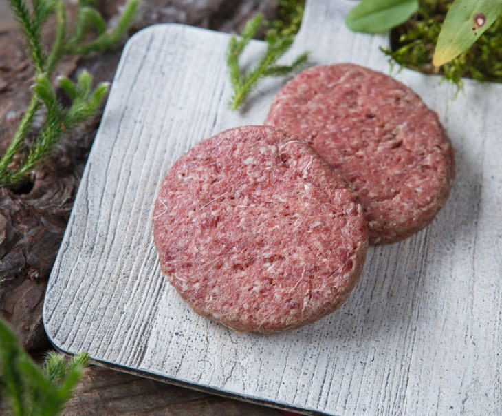 5060 Котлеты для бургеров из мяса лося Вкусляндия 