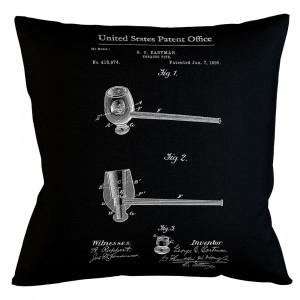 96521426 Арт-подушка «Патент на курительную трубку» Object Desire