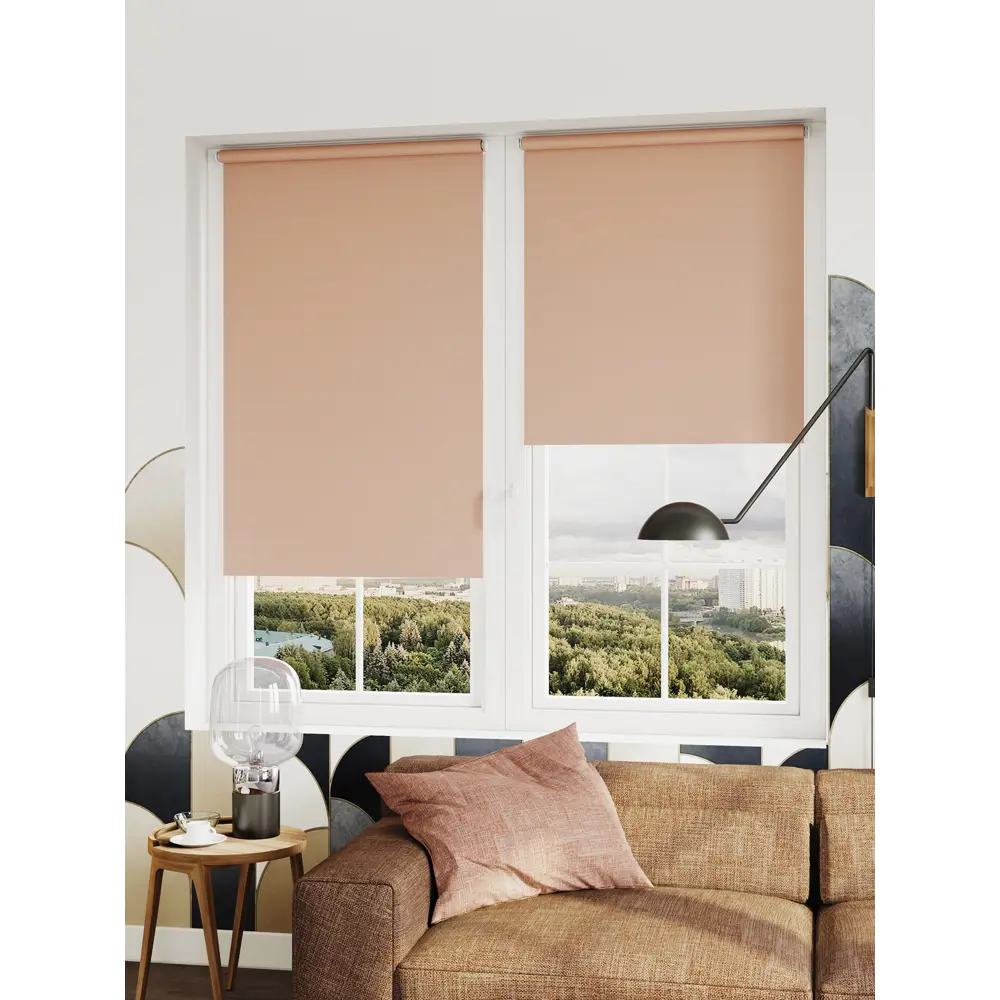 Штора рулонная Сансет 90x175 см пудра DOMLEGRAND STLM-2117541 - Вид №3