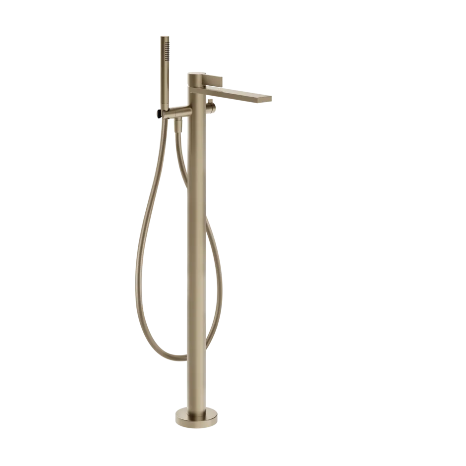 Смеситель для ванны 73628 149 Gessi Inverso МАТОВЫЙ НИКЕЛЬ FINOX 73628149
