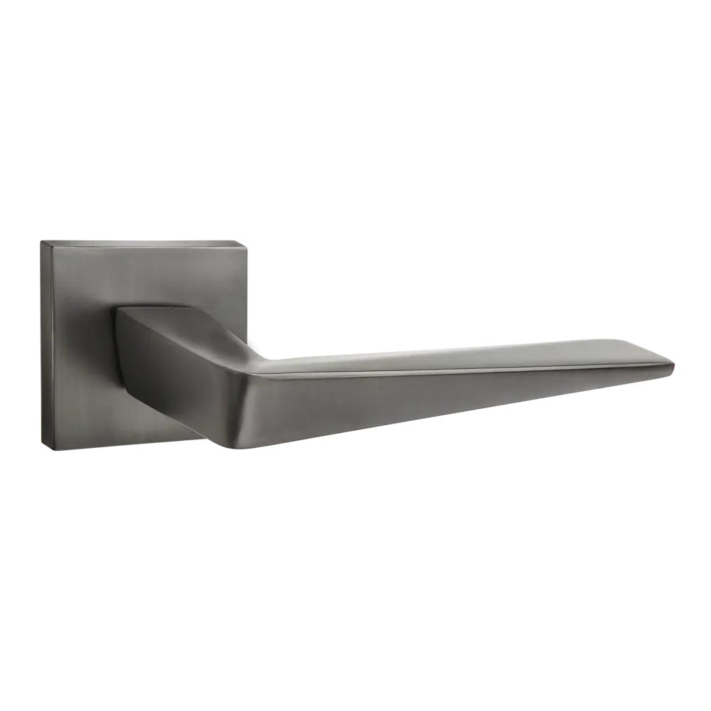 Дверная ручка Puerto Раф Slim - минимализм в черном никеле 89394723 STLM-1504956