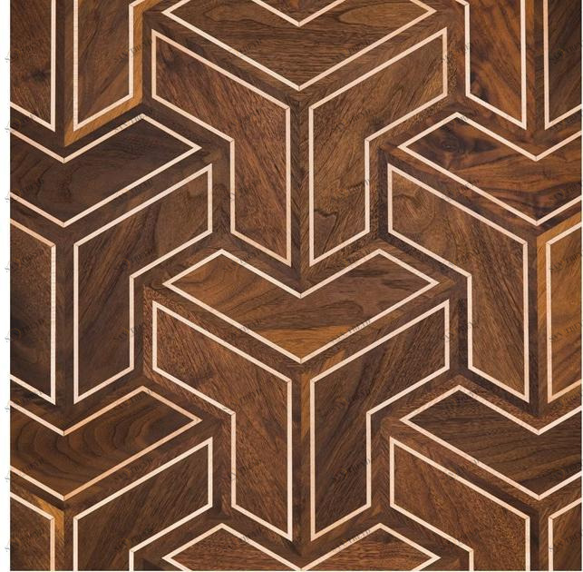 Palazzo Morelli Пол / стена из ореха и клена Heritage sun-id-1365599