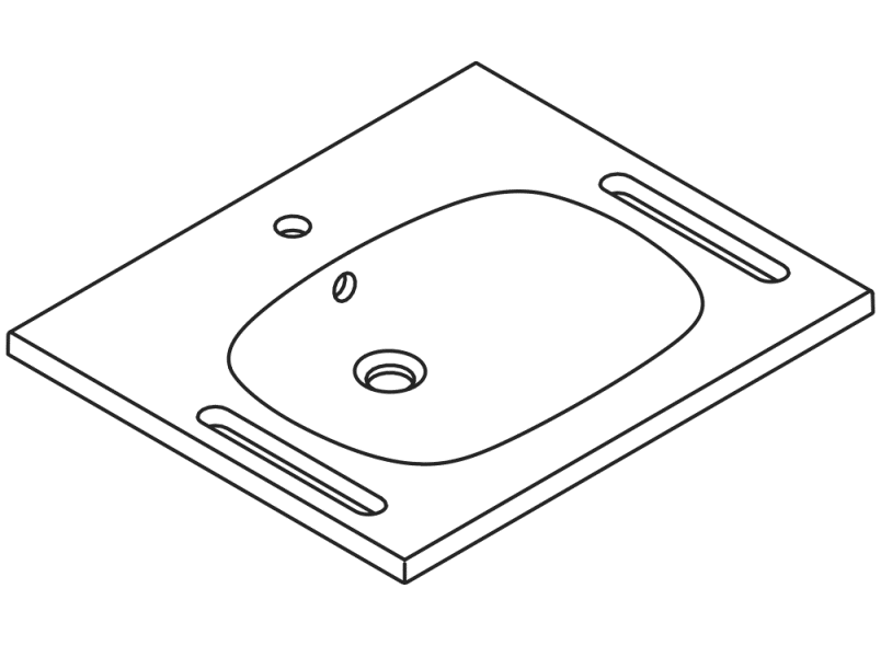 M40.11.503 суета сует HEWI Waschtische  - Вид №2