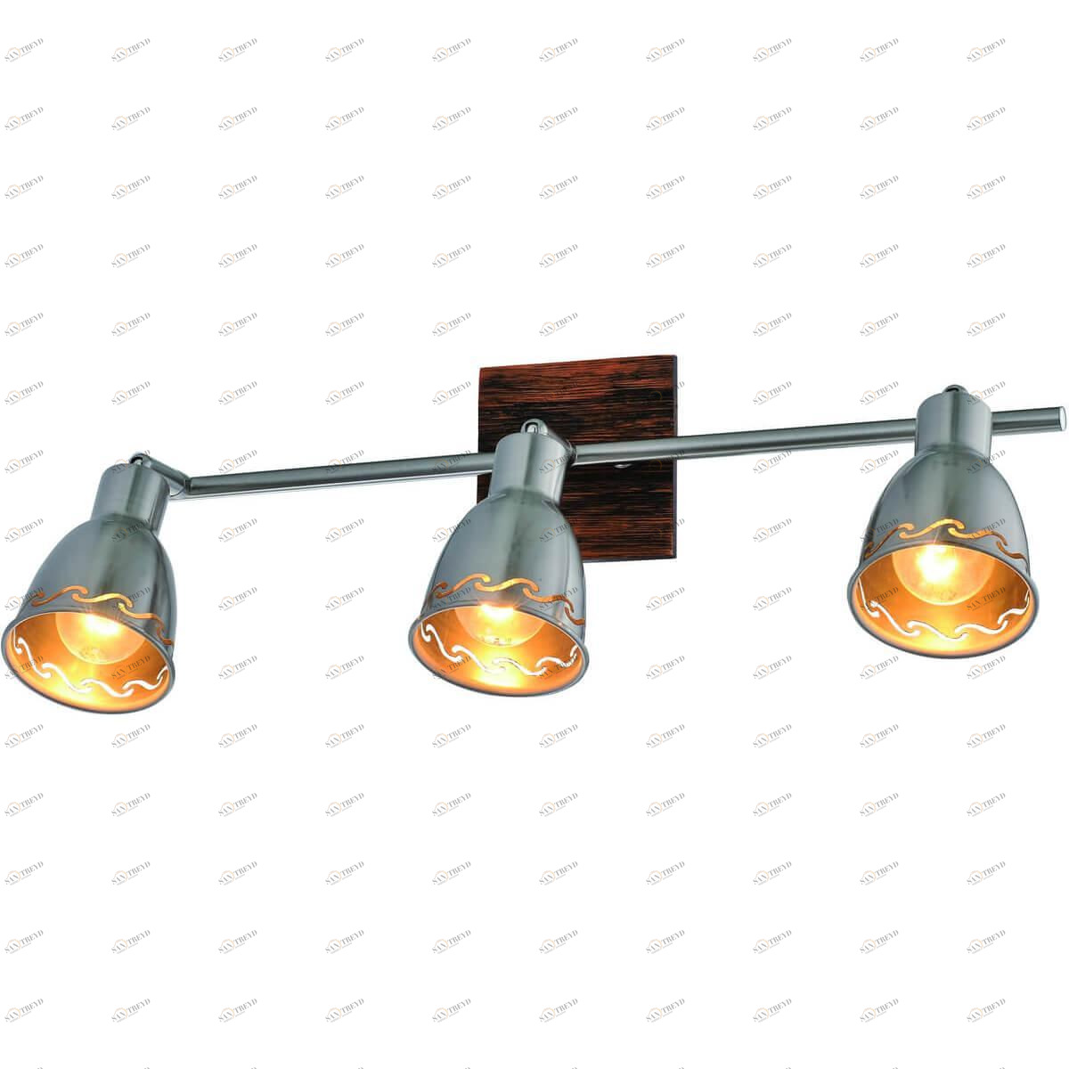 Спот настенный серебристый матовый Rivoli Acerno 7014-703 RIVOLI ACERNO 00-3924590 Никель 