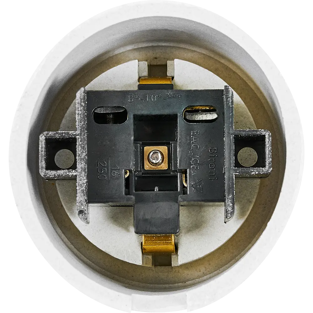 Розетка накладная Electraline с заземлением с крышкой цвет белый 89255201 STLM-2045361 Ретро - Вид №2