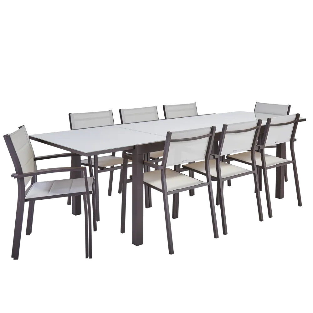 Naterial Lyra II - раздвижной садовый стол со стеклянной столешницей 84494120 STLM-0952802 - Вид №24