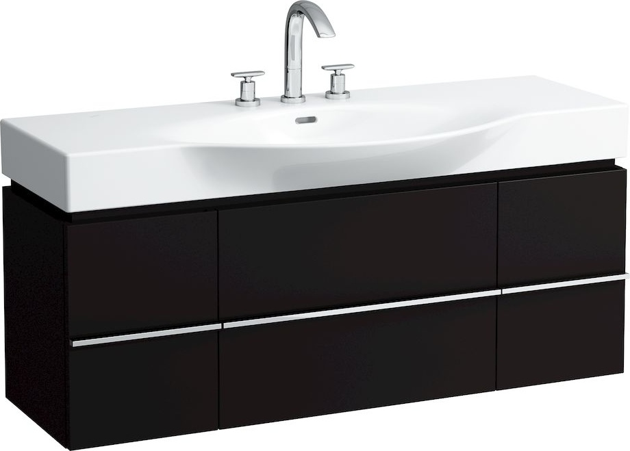 H4013020759991 Шкафчик под раковину, для раковин 811704, 812704, 2 выдвижных ящика с 2 дверцами, 2 стеклянные полки LAUFEN PRO - Вид №36