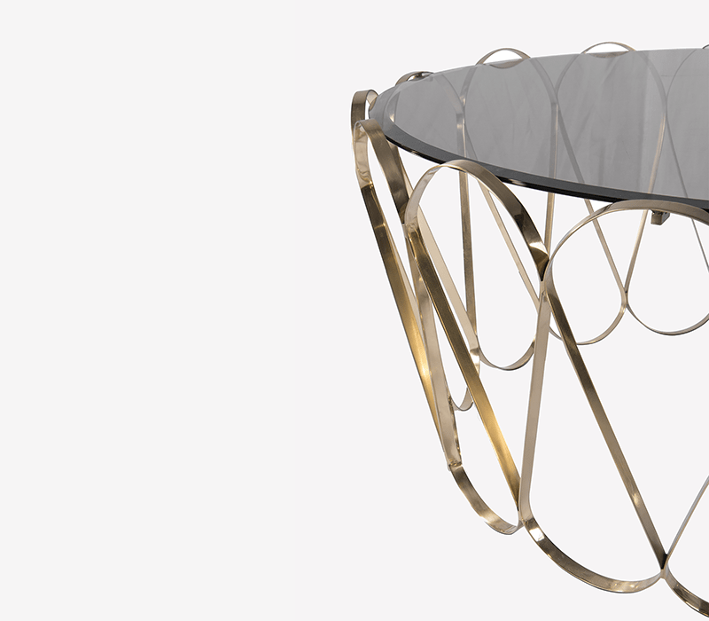 0-072 Золотой центральный стол Водолей Boca Do Lobo  - Вид №7