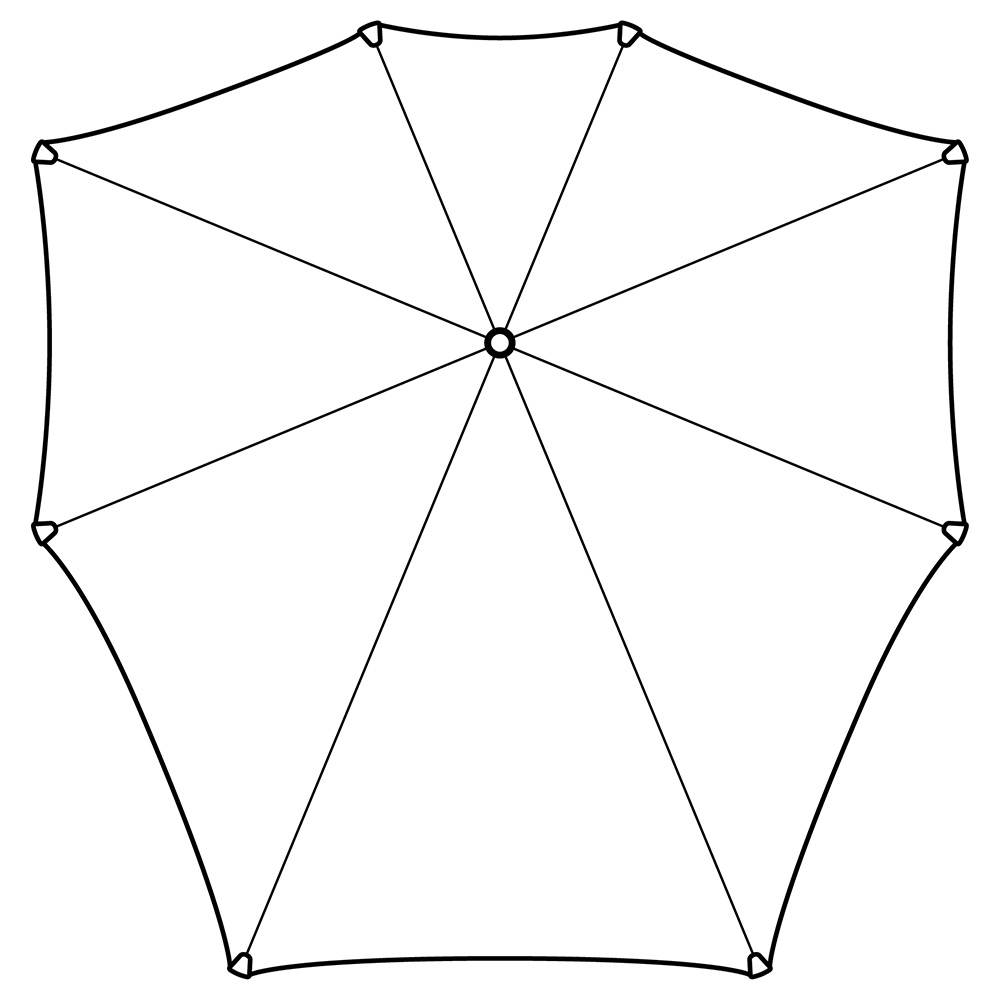 2011048 Зонт-трость ° original midnight blue SENZ  - Вид №9