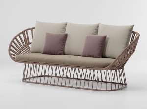 3-местный садовый диван