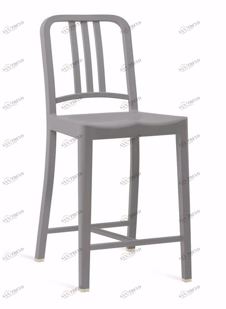 Emeco Высокий табурет из переработанного пластика со спинкой 111 navy® sun-id-1489571