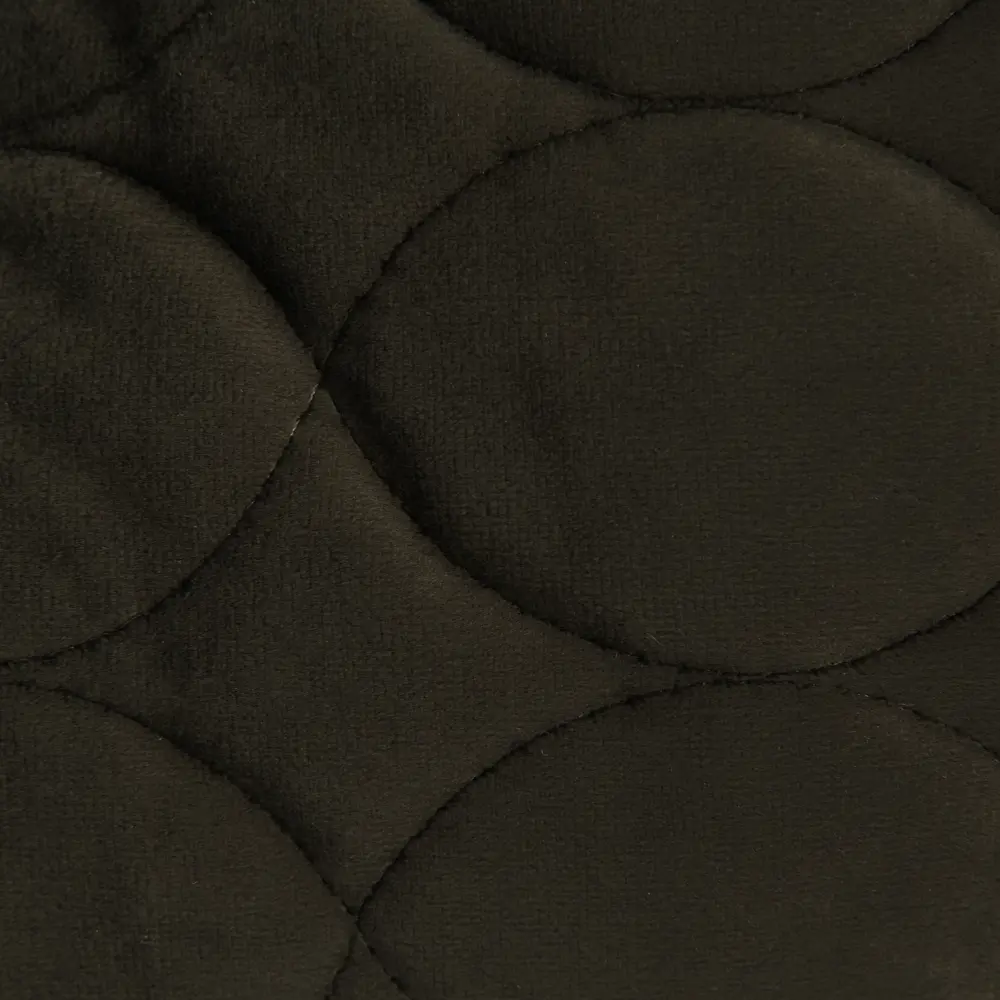 Покрывало Овалы 220x240 см, велюр, цвет шоколад Бельвита STLM-2085622 - Вид №1