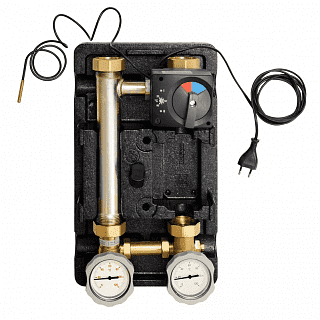 Смесительная насосная группа MEIBES MK 1" с электронным термостатом 0-95C, насос Wilo Para SC 25-7.0