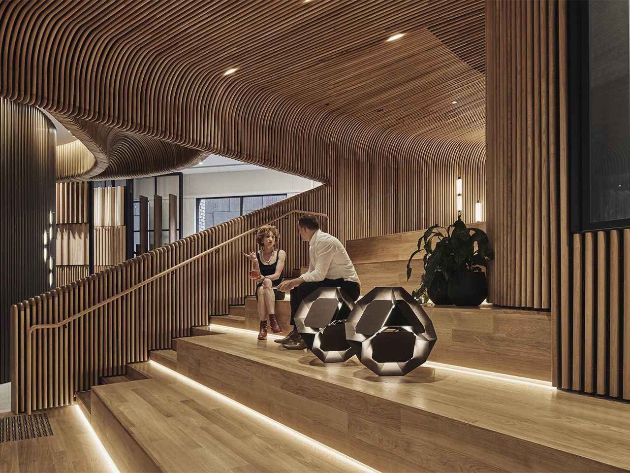 Латунная светодиодная напольная лампа / настольная лампа Rakumba Pylite ARCH-00118401 - Вид №4