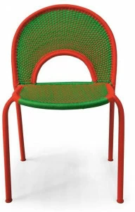 Moroso Стул из цветных полиэтиленовых нитей ручной работы M'afrique