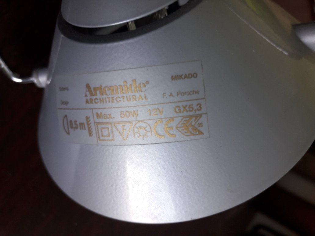 Светильник настенно-потолочный серый Artemide L141700 ARTEMIDE  00-3882751 Серый  - Вид №6