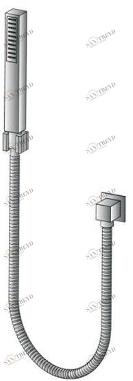 RUBINETTERIE STELLA Настенный ручной душ с гибкой Casanova 304a