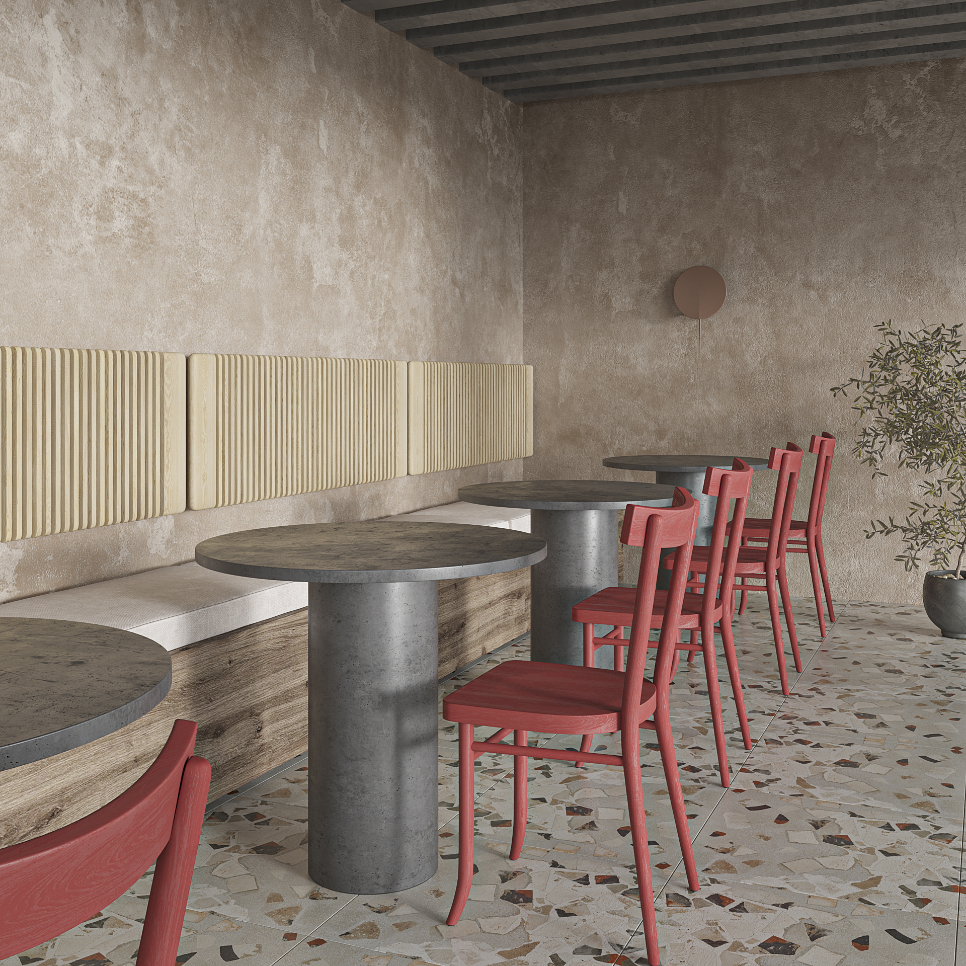 MC-10 Стол для кафе из бетона BET-ON BetOn  - Вид №1