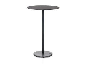 Круглый стол с чугунной основой и столешницей HPL