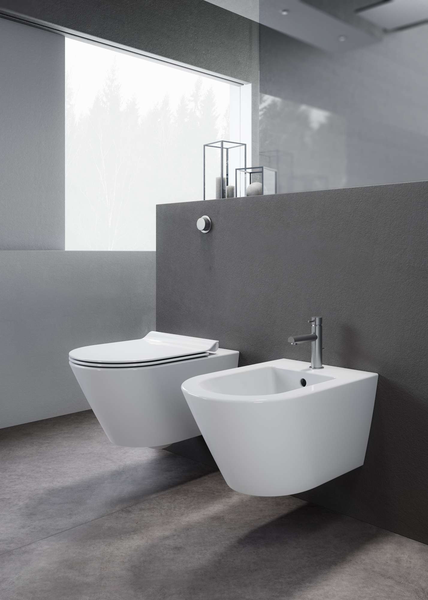 9464117 Биде подвесное  GSI ceramica  - Вид №2