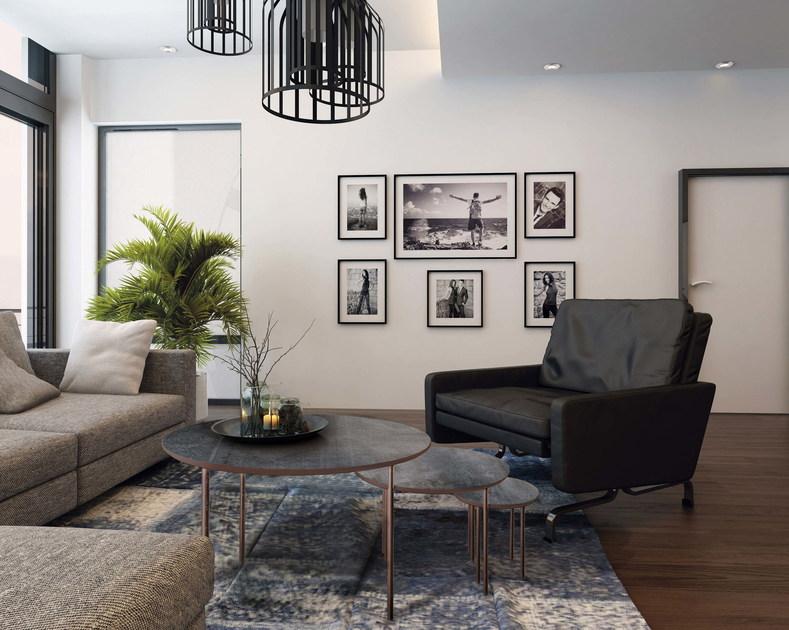 MOMENTI Круглый журнальный столик из мдф Crazy home furniture sun-id-1433387 - Вид №2