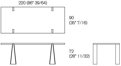 Agapecasa Прямоугольный деревянный стол Incas sun-id-1389975 - Вид №3