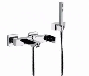 Rubinetteria Giulini Смеситель для ванны настенный с ручным душем на 2 отверстия Pablolux F9801-12