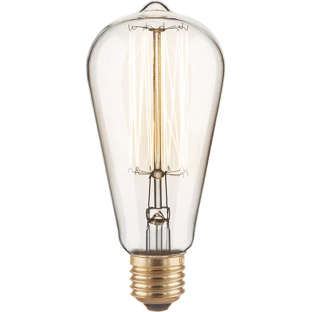 Elektrostandard Ретро-лампа Эдисон ST64 с золотистым цоколем 18572971 STLM-0011488 - Вид №1