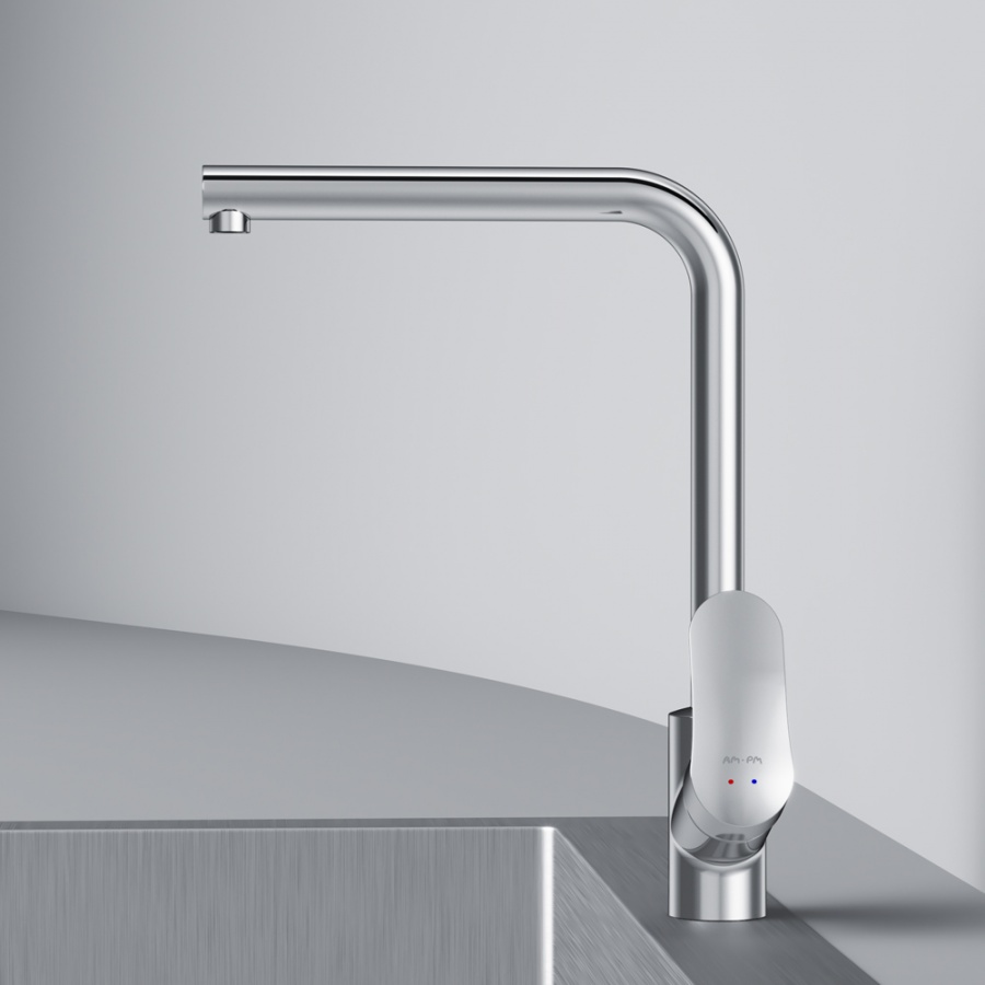 F8005000 смеситель для кухни L-образный излив хром шт. AM.PM Like - Вид №4