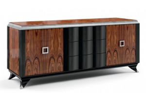 Шкаф из шпона с распашными дверями