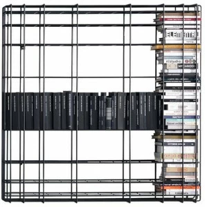 Saba Italia Книжный шкаф с открытой стенкой из железа Leyva