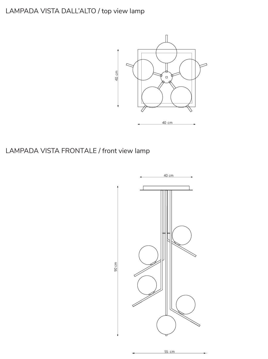 Металлический подвесной светильник RIFLESSI Додо ARCH-00145163 - Вид №2