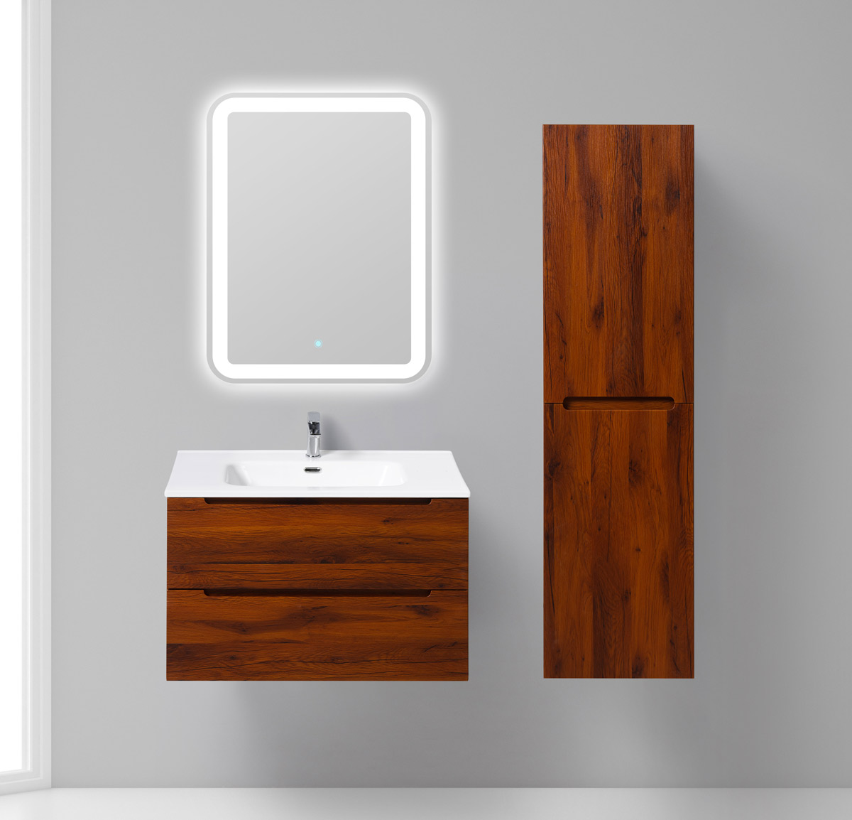 Шкаф подвесной, правосторонний BelBagno ETNA-1500-2A-SC-RC-P-R - Вид №1