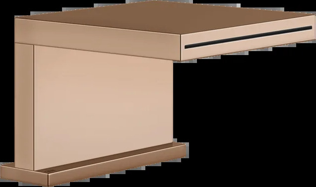 Носик для ванны 20191 030 Gessi Rettangolo k МЕДЬ PVD