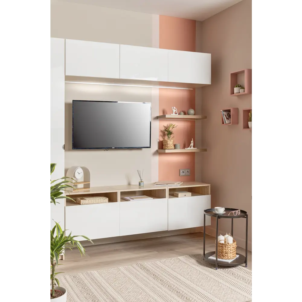 Полка настенная Spaceo Oak 60x23.5 см МДФ цвет дуб 82877532 STLM-2043845  - Вид №5