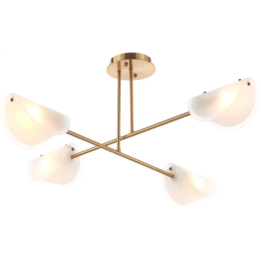 Люстра потолочная Mallow FR5228PL-04C 4 лампы Freya STLM-2195942