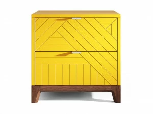 Тумбочка прикроватная шафрановая Case THE IDEA  210304 Желтый