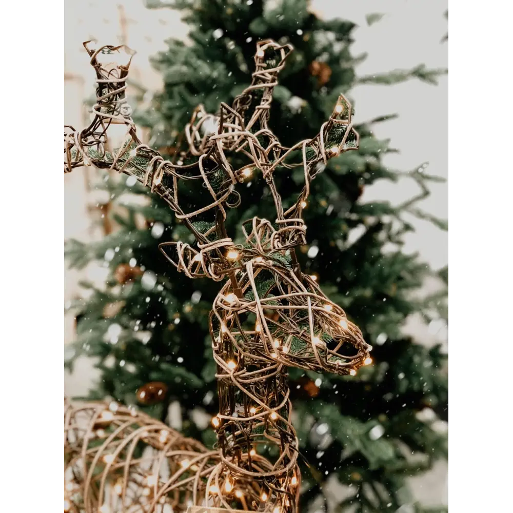 17861641 Электрогирлянда-фигура «Олень» 160 LED ламп, 98 см, коричневый цвет, для улицы STLM-0957093 Santreyd  - Вид №8