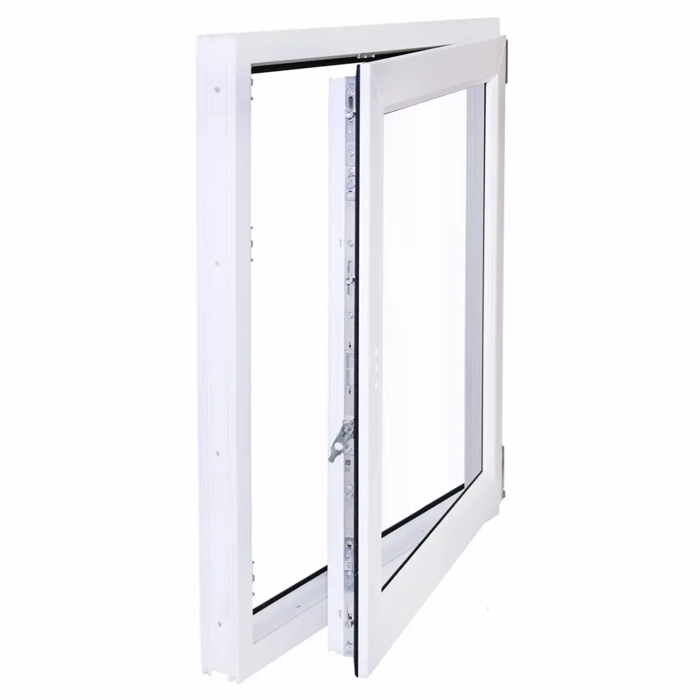 Окно пластиковое ПВХ Deceuninck одностворчатое 870x900 мм (ВхШ) правое однокамерный стеклопакет белое STLM-2003255 - Вид №2