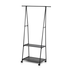 Вешалка напольная Gromell Flores 83x43x157 см нагрузка до 12 кг металл цвет чёрный