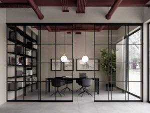 Стеклянная дверь