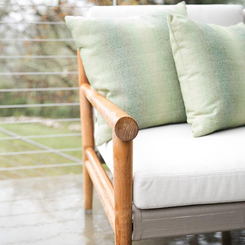 JANUS et Cie 2-местный садовый диван из тика Konos sun-id-1385062 - Вид №4