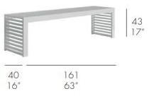 GANDIABLASCO Садовая скамейка из тика Dna teak sun-id-1462882 - Вид №6