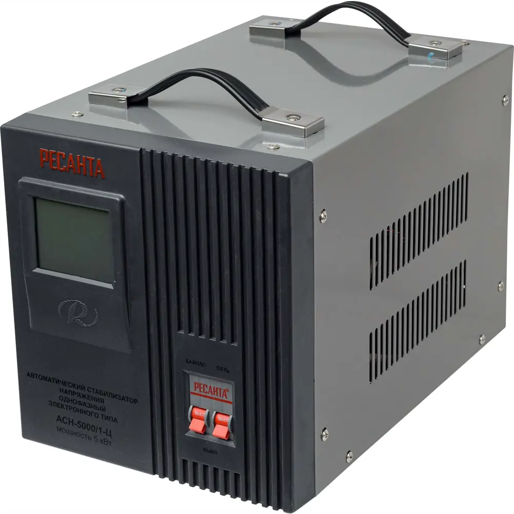 Стабилизатор напряжения Ресанта АСН- 5 000/1-Ц 5 кВт STLM-2139091