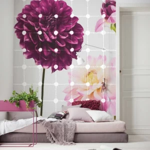 6006A-VD2-Flowers---Dots Фотообои Komar Infinity 2.5х2 м