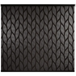 Штора рулонная Bella 180x175 см чёрная