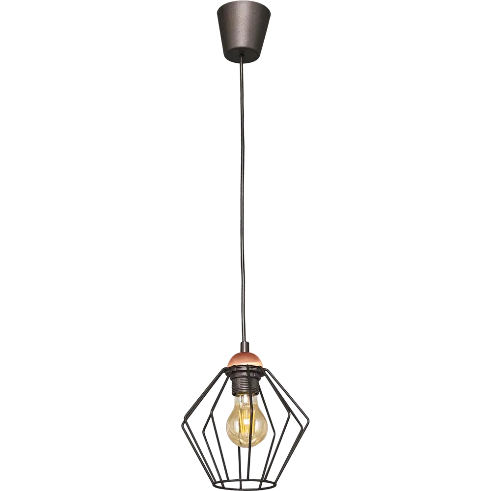 Светильник подвесной Eurosvet Galaxy 1642, 1 лампа, 5 м², цвет чёрный TK Lighting STLM-2205464