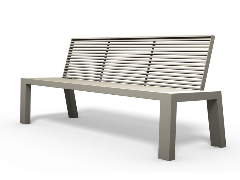 Скамья из нержавеющей стали со спинкой BENKERT BANKE Sicorum ARCH-00050282 - Вид №1