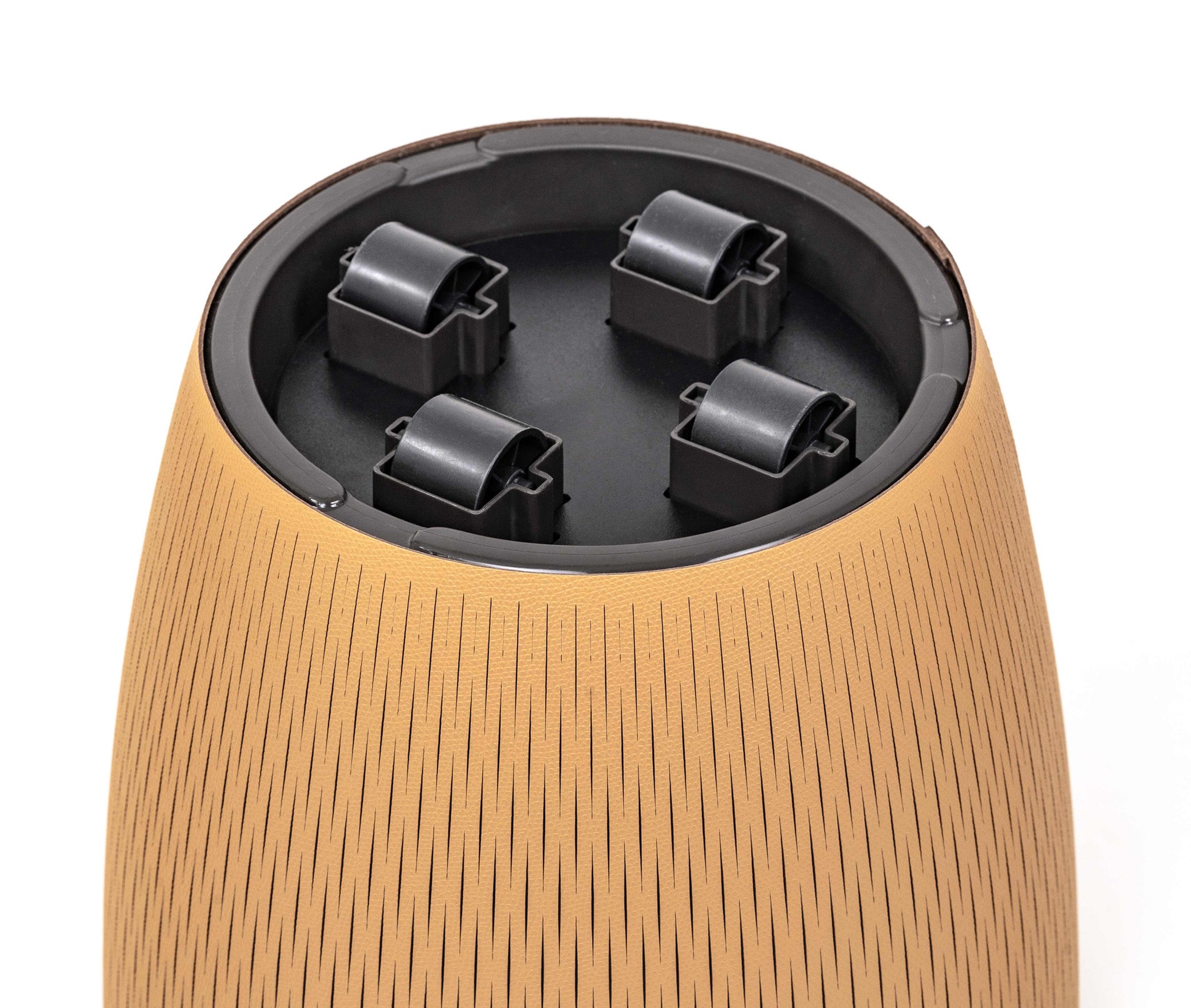 Цветочный горшок Silvy - Ø 36XH34,5 см / регенерированная зернистая кожа_coffee Pinetti 00.2064.083.015 - Вид №4